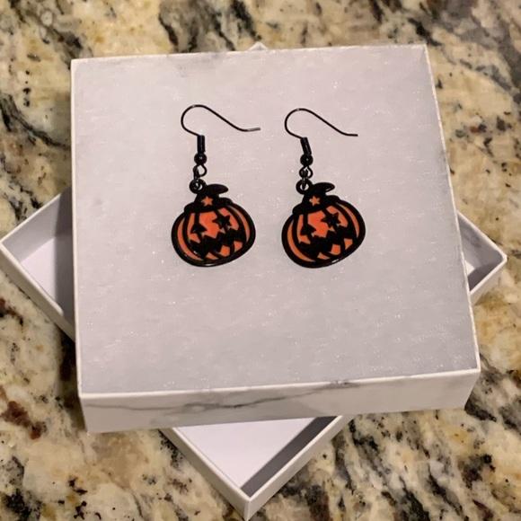 Jewelry - Halloween Pumpkin Earrings